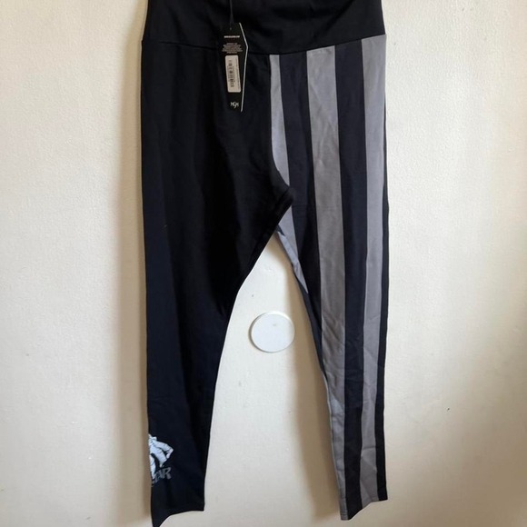 Killstar X Wednesday addams black ang gray leggings - Picture 2 of 5